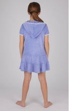 Load image into Gallery viewer, Girls Towel Terry Zip Up Cover-up with Pompom