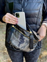 Load image into Gallery viewer, Farah Fanny Pack Shoulder Sling Bag - Black Camo RTS