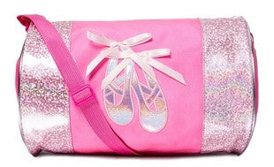 Pink Shimmer Shoe Duffel