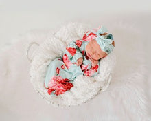 Load image into Gallery viewer, Baby Gowns w/ Headwrap Bow