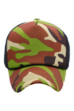 Load image into Gallery viewer, Camouflage Five Panel Foam Trucker Hat