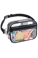 Load image into Gallery viewer, Round Clear Durable PVC Waist Bum Bag Fanny Pack
