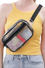 Load image into Gallery viewer, Round Clear Durable PVC Waist Bum Bag Fanny Pack
