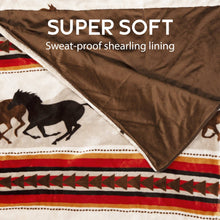 Load image into Gallery viewer, Running Horses Slumber Bag