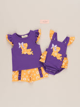 Load image into Gallery viewer, Louisiana Embroidered Floral Ruffle Outfit