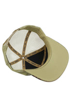 Load image into Gallery viewer, Camouflage Cotton Poly Blend 7 Panel Flat Bill Trucker Hat
