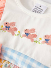 Load image into Gallery viewer, Easter Bunny Embroidery Girls Outfits set