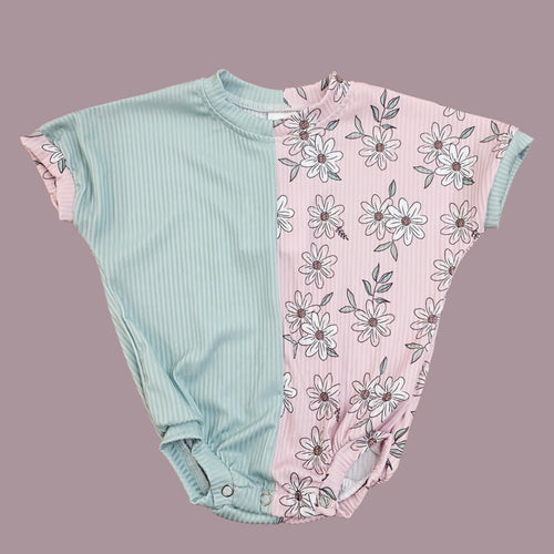 Daisy/Mint Onesie