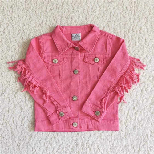 Hot Pink Jean Jacket