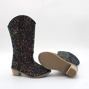 Glitter Cowboy Boots