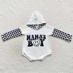 Mama's Boy Hooded Onesie 31