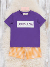 Load image into Gallery viewer, Louisiana Smocked Gingham Outfit