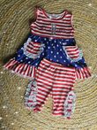 4th of July w/ lace 2pc