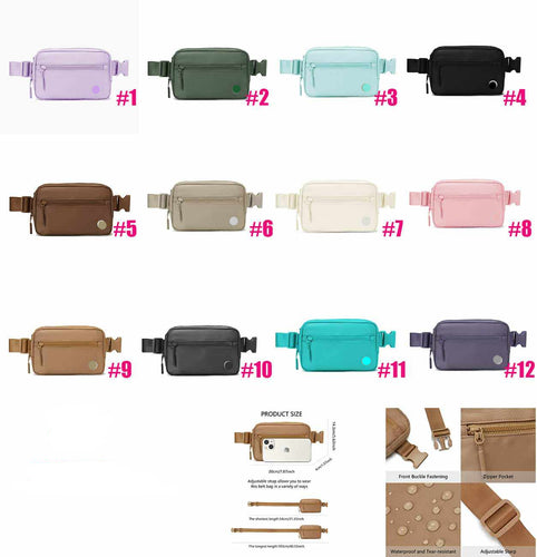 Solid lu belt bags