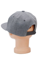 Load image into Gallery viewer, Kids Solid Twill Snap Back Flat Bill Cap