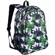 Load image into Gallery viewer, Green Camo  Backpack - 15 Inch