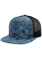 Load image into Gallery viewer, Camouflage Polyester Fabric 7 Panel Flat Bill Trucker Hat