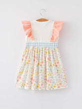 Load image into Gallery viewer, Easter Bunny Embroidery Girls Dress