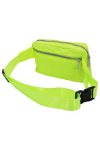Load image into Gallery viewer, Matte Neon Color Belt Bum Fanny Pack