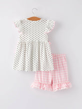 Load image into Gallery viewer, Easter Bunny Smocking Embroidered Short Sleeve Shorts Set