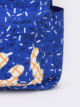 Load image into Gallery viewer, Blue Ice Cream Drip Kids Book Backpack