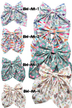 Load image into Gallery viewer, Multi-Printed Coquette hair bows. (4PCS/$10.00 )BW-2025-7