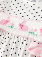 Load image into Gallery viewer, Easter Bunny Smocking Embroidered Short Sleeve Shorts Set