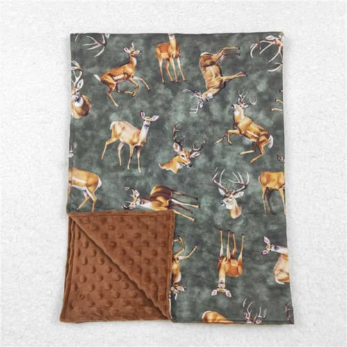 Green Deer Blanket