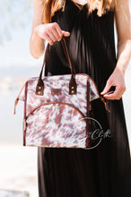 Load image into Gallery viewer, Cooler Lunch Bag - Cow Hide RTS