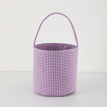 Load image into Gallery viewer, Gingham/Seersucker Bucket Bag