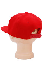 Load image into Gallery viewer, Kids Solid Twill Snap Back Flat Bill Cap