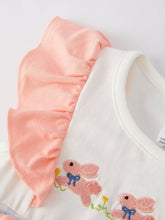 Load image into Gallery viewer, Easter Bunny Embroidery Girls Dress