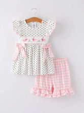 Load image into Gallery viewer, Easter Bunny Smocking Embroidered Short Sleeve Shorts Set