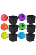 Load image into Gallery viewer, Throw Back Sports Bouncy Rubber Return Ball - 24 Pcs
