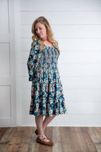 Load image into Gallery viewer, Women's Grace Winter Floral Mommy &amp; Me Matching Tiered Dress