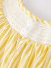 Load image into Gallery viewer, Spring/Summer Chick Floral Embroidery Smocking Girls Dress