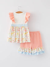 Load image into Gallery viewer, Easter Bunny Embroidery Girls Outfits set