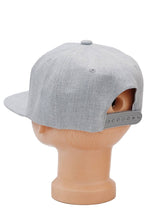 Load image into Gallery viewer, Kids Solid Twill Snap Back Flat Bill Cap