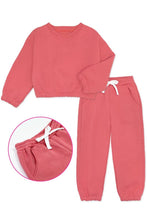 Load image into Gallery viewer, GKSS-22-3002B Girl's 2 pc Pant Jog Set