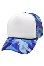 Load image into Gallery viewer, Camouflage Five Panel Foam Trucker Hat