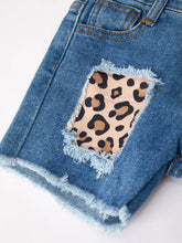 Load image into Gallery viewer, Girls Leopard Top+ Short Set