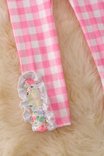 Load image into Gallery viewer, Easter bunny applique tunic &amp; gingham leggings. OFG50193