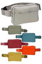 Load image into Gallery viewer, Minimal Matte Neutral Solid Belt Bag Fanny Pack