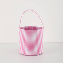 Load image into Gallery viewer, Gingham/Seersucker Bucket Bag