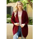 Knitted Wine Cardigan 68