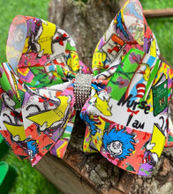 Load image into Gallery viewer, NURSE I'AM PRINTED HAIR BOWS.  BW-DSG-810 4PCS/$10
