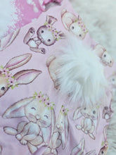 Load image into Gallery viewer, Pink Bleached Bunny w/ Cottontail Bells