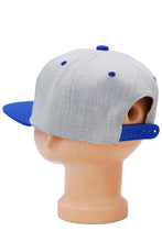 Load image into Gallery viewer, Kids Solid Twill Snap Back Flat Bill Cap