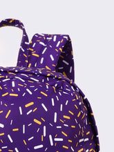 Load image into Gallery viewer, Purple Ice Cream Drip Kids Canvas Backpack