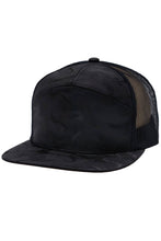 Load image into Gallery viewer, Camouflage Polyester Fabric 7 Panel Flat Bill Trucker Hat
